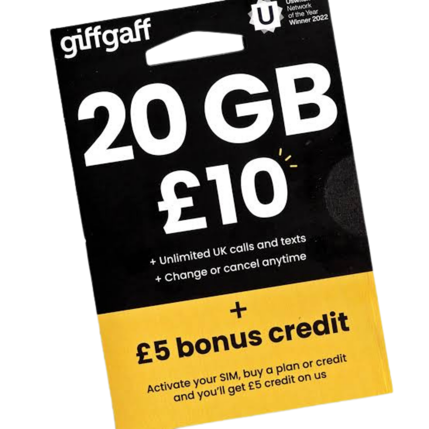 UK Sim Card ( Giffgaff )